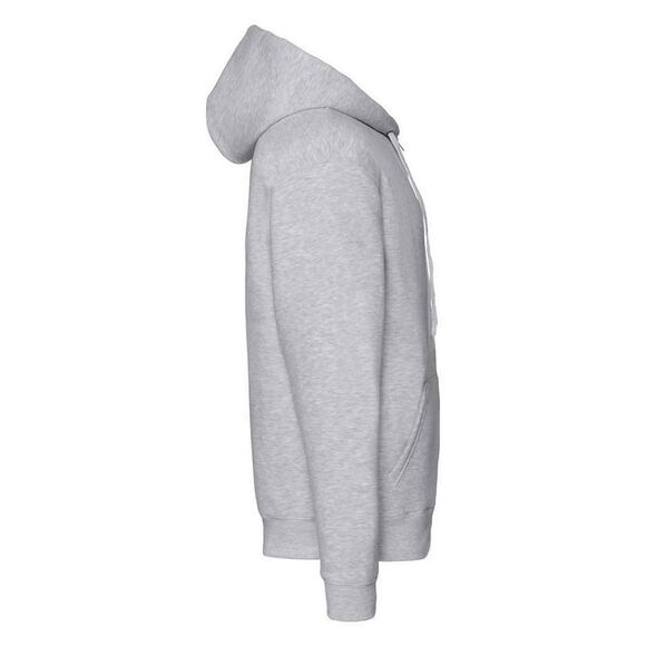 Fruit of the Loom Unisex AdultFull Zip Hoodie / Heather Grey